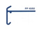 POLYPROFIL PP 40/60 NOIR Raccord Rive